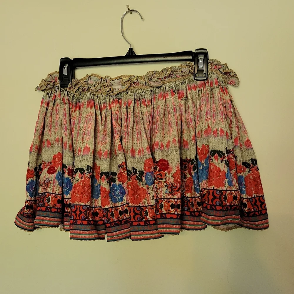 Bhanuni by Jyoti Anthropologie Villa Midi Top XS - Picture 2 of 4